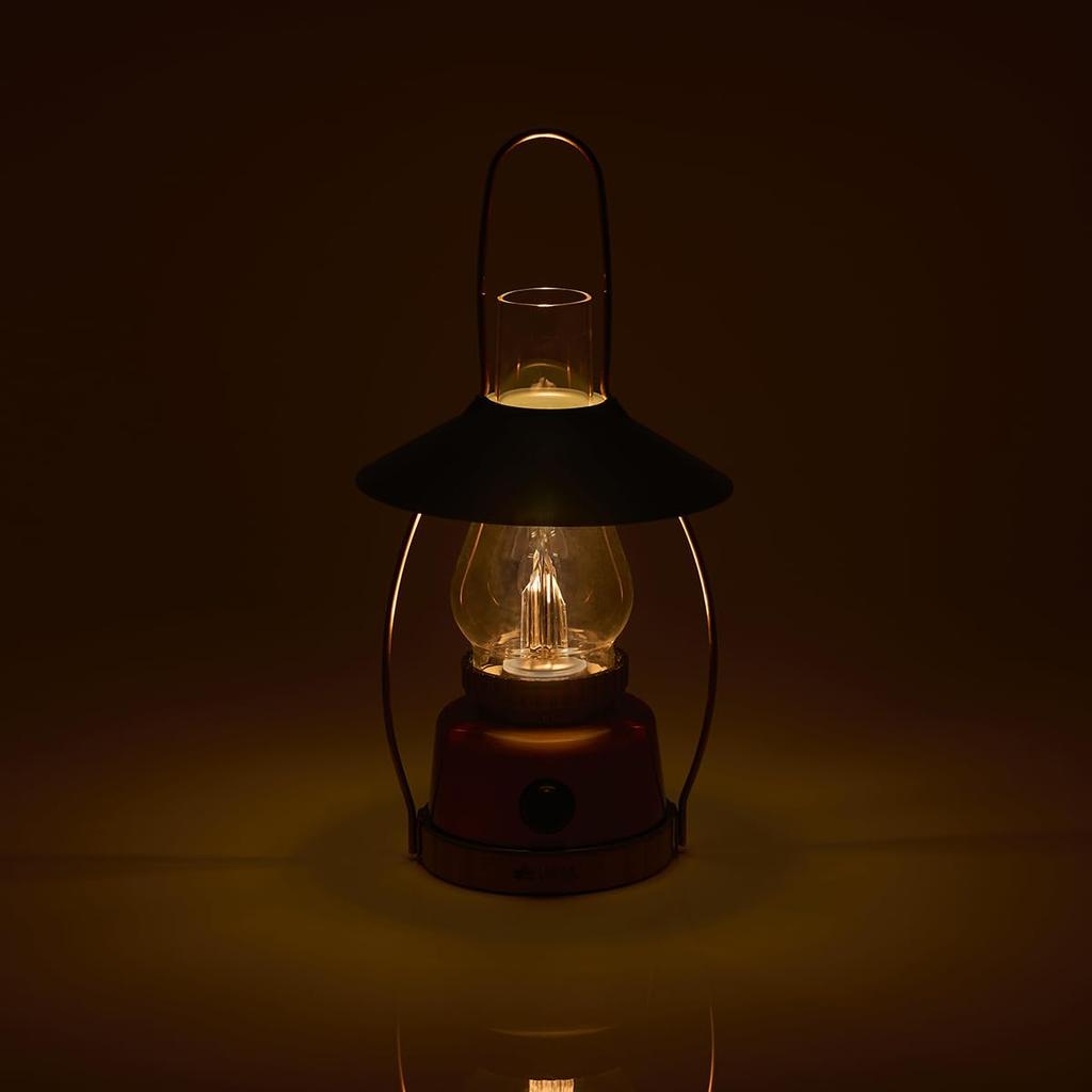 LOGOS Bamboo Flickering Classic Lodge Lantern - BE 74175034