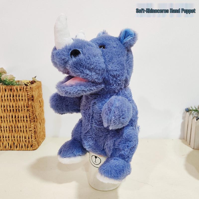 Cartoon Animal Hand Puppet Plush Doll for Kids' Interactive Play