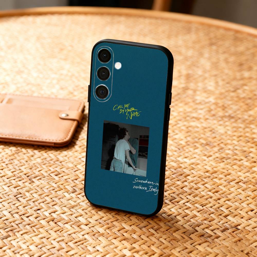 Movie C-Call Me B-By Your Name  Phone Case For Samsung  A73,72,71,53,52,51,22,91,80, Soft Black Cover