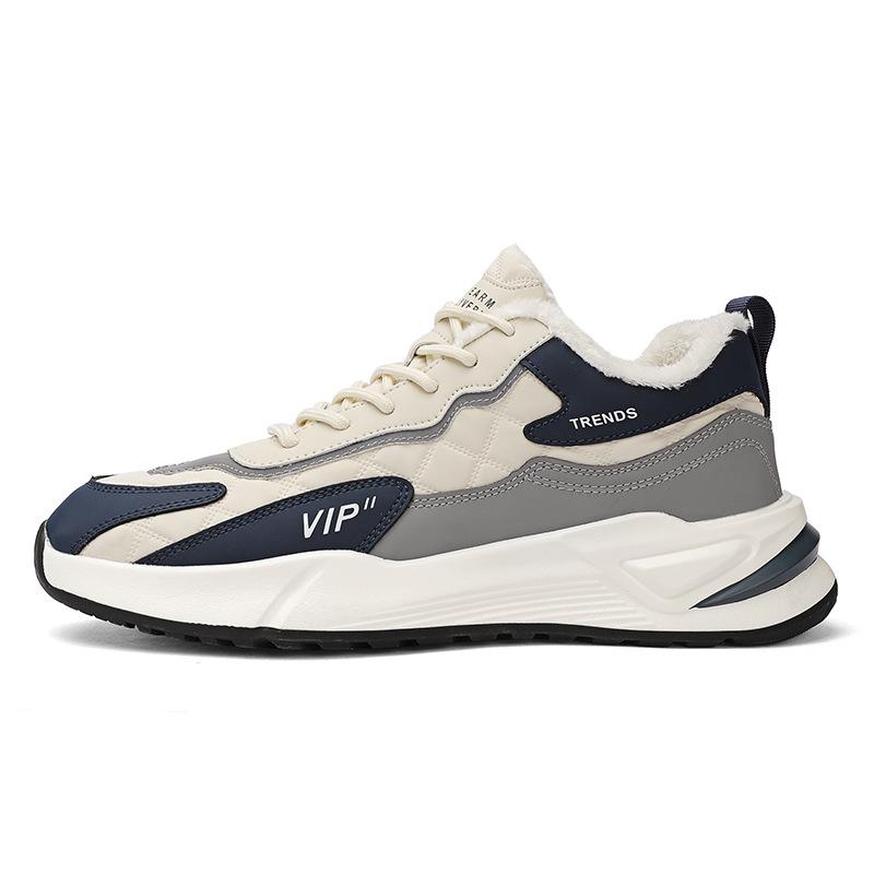 

Мужская обувь Popcorn, осенне-зимняя, новый бархатный тренд, универсальная повседневная обувь, легкая и удобная, износостойкая спортивная обувь на толстой подошве 39