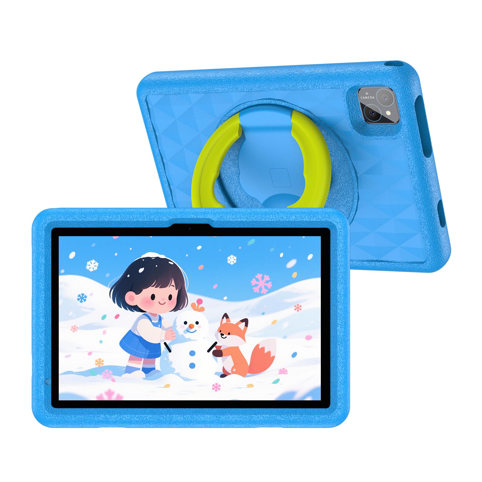 

PRITOM Дитячий Android Фізичний 12 ГБ 128 ГБ YouTube Kids Google Kids Space Час Легкий GMS 8000 мАг Ідеально підходить для Днів народжень та Випускних Планшет, синій