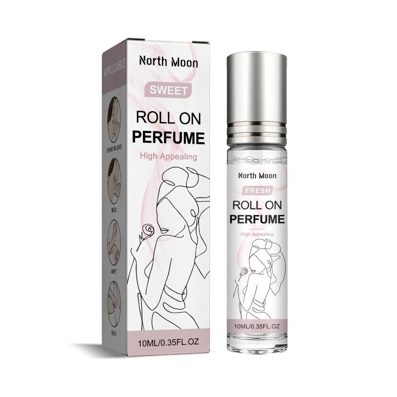 North Moon, parfum roll-on longue tenue 10 ml, fragrance fraîche et naturelle idéale pour un rendez-vous.