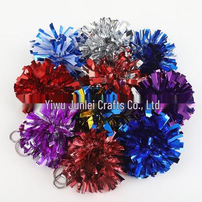 Portachiavi Ciondolo Mini Palla di Fiori Cheerleading - Accessorio di Moda da Ragazza