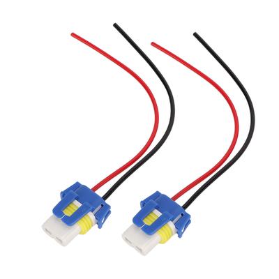 2Pcs LED Socket Wiring Harness Lightweight Portable Practical Corrosion Resistant Headlight Socket