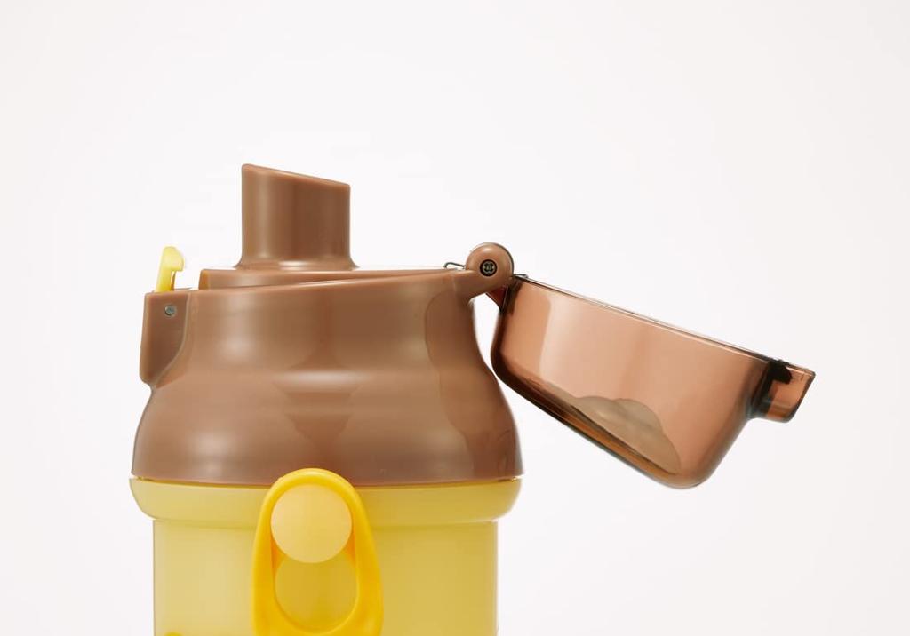 Skater Water Bottle Ufufi Disney Winnie the Pooh 480ml Antibacterial Plastic Made in Japan Girls Children's PSB5SANAG-A