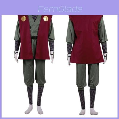 Naruto Jiraiya Cosplay-Kostüm für Anime-Rollenspiele aus Polyestergewebe für Halloween