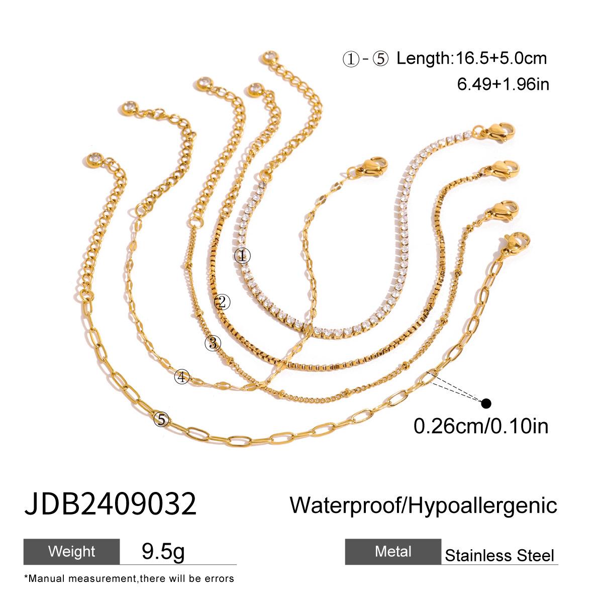 JYL TS Bracelet Women s  Layered Set Enhances Elegance & Luck JDB2409032 глубокие джунгли зеленый