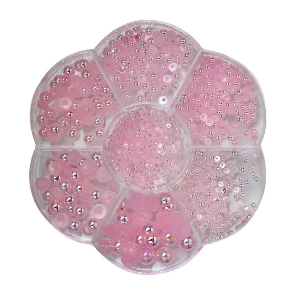 

7 Сетка смолы жемчуг ногтей стразы украшения для ногтей украшения для ногтей DIY ремесла материал