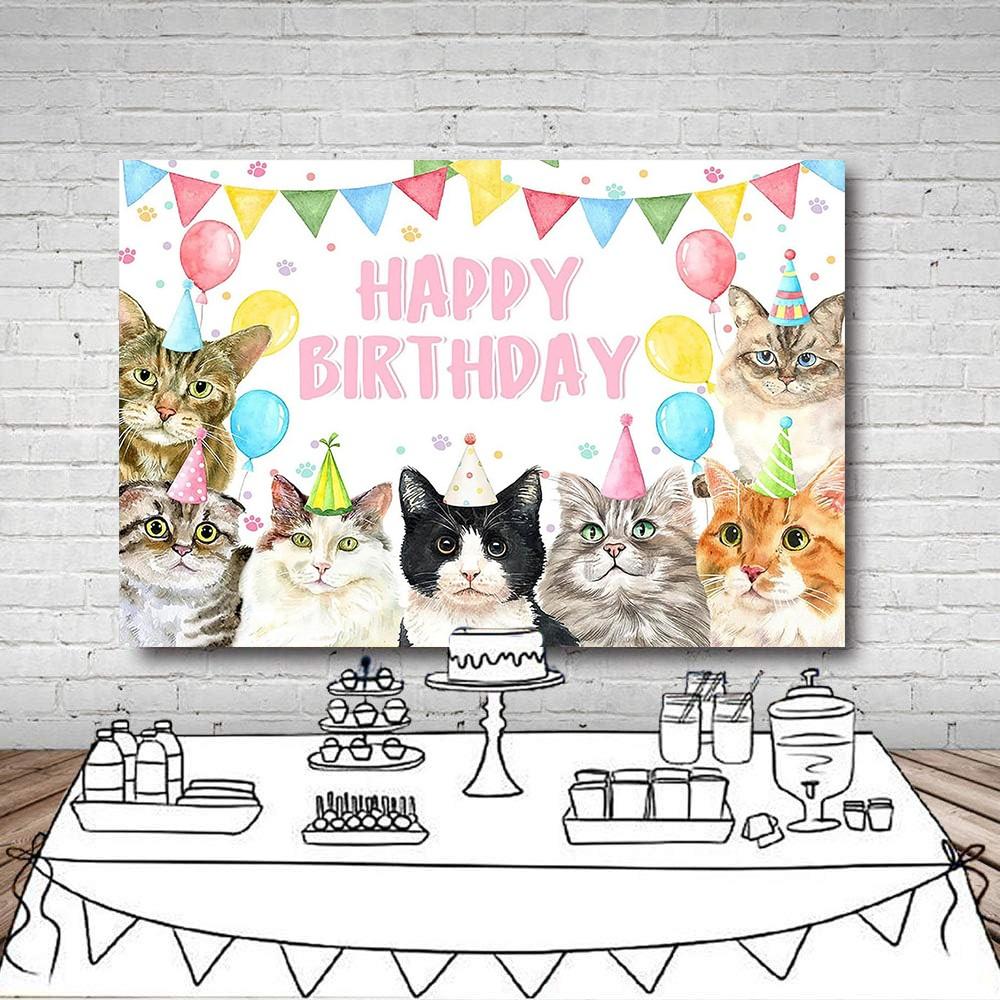 Süße Katze Hund Haustier Tier Hintergrund Kindergeburtstag Babyparty Haustierthema Party Banner Porträtfotografie Hintergrund Dekor Requisiten