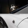 Umbrella Biohazard Logo Car Badge Sticker Side Fender Rear Trunk Emblem Decal for SUV Car  Truck Sports Car Racing Car Motorcycle