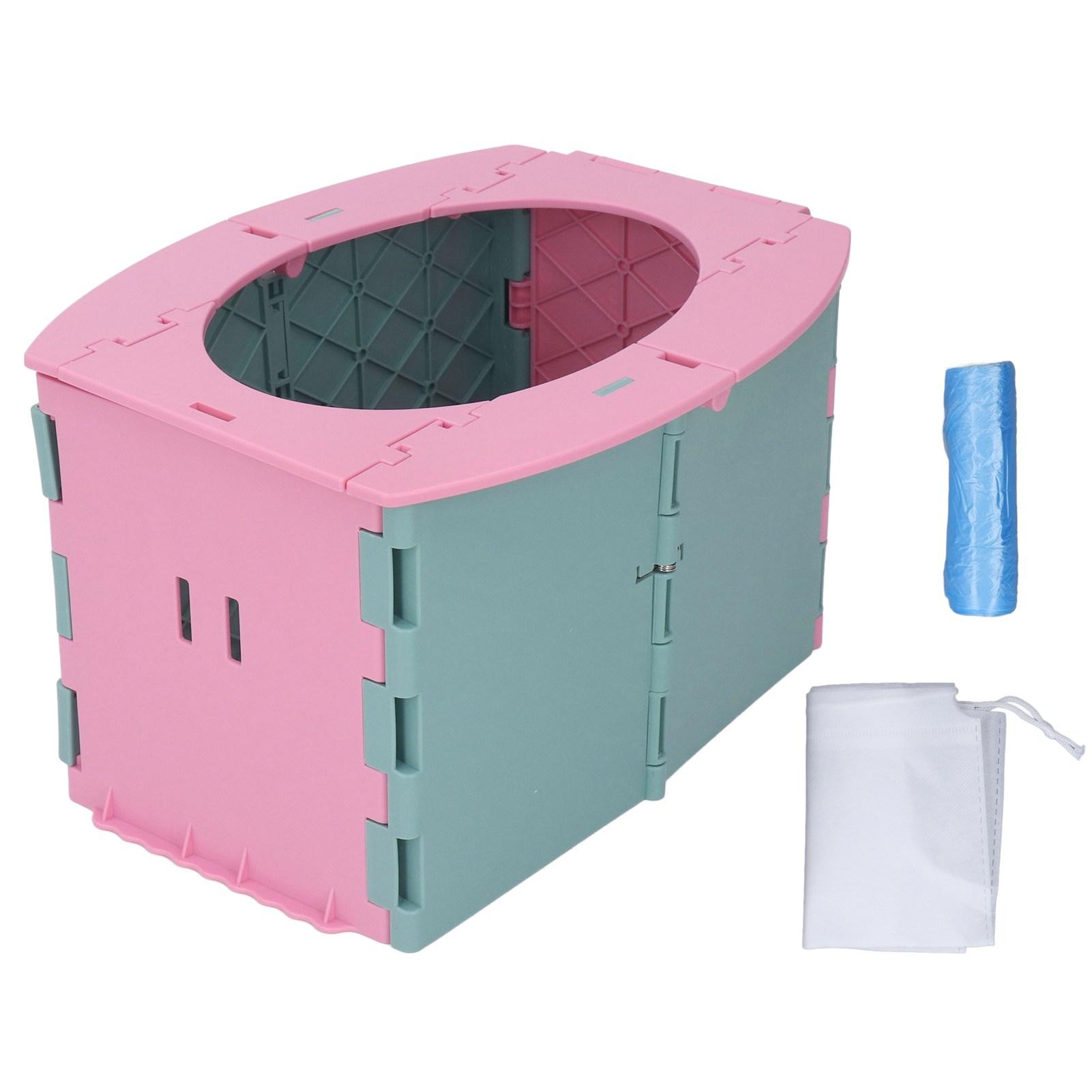 

Складной горшок-стульчик, милый, многоцелевой, портативный, сиденье для приучения к горшку для путешествий, автомобиля, синий розовый