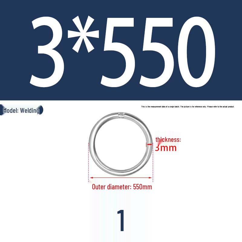 304 Stainless Steel Seamless O-Ring for Lifting and Hammock Yoga Connection