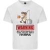 Fishing Warning May Start Talking Funny Mens Light Cotton T-Shirt
