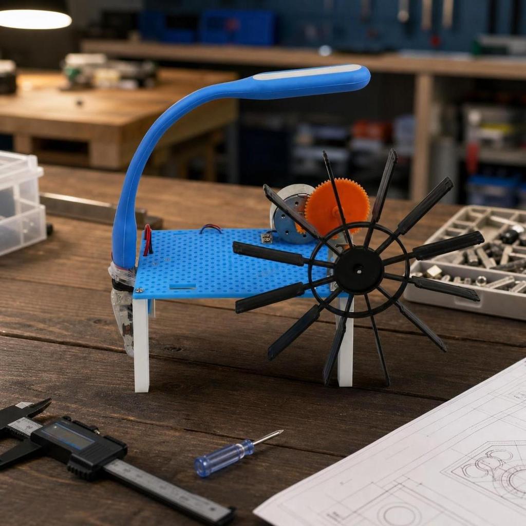 Wasserkraftgenerator Modell Interaktives Kit