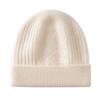 New% pure cashmere men's and women's warm wool hat knitted hat cashmere hat versatile wool hat
