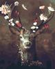 Your Hobby: Painting by Numbers. A Deer with Flowers On Its Head.