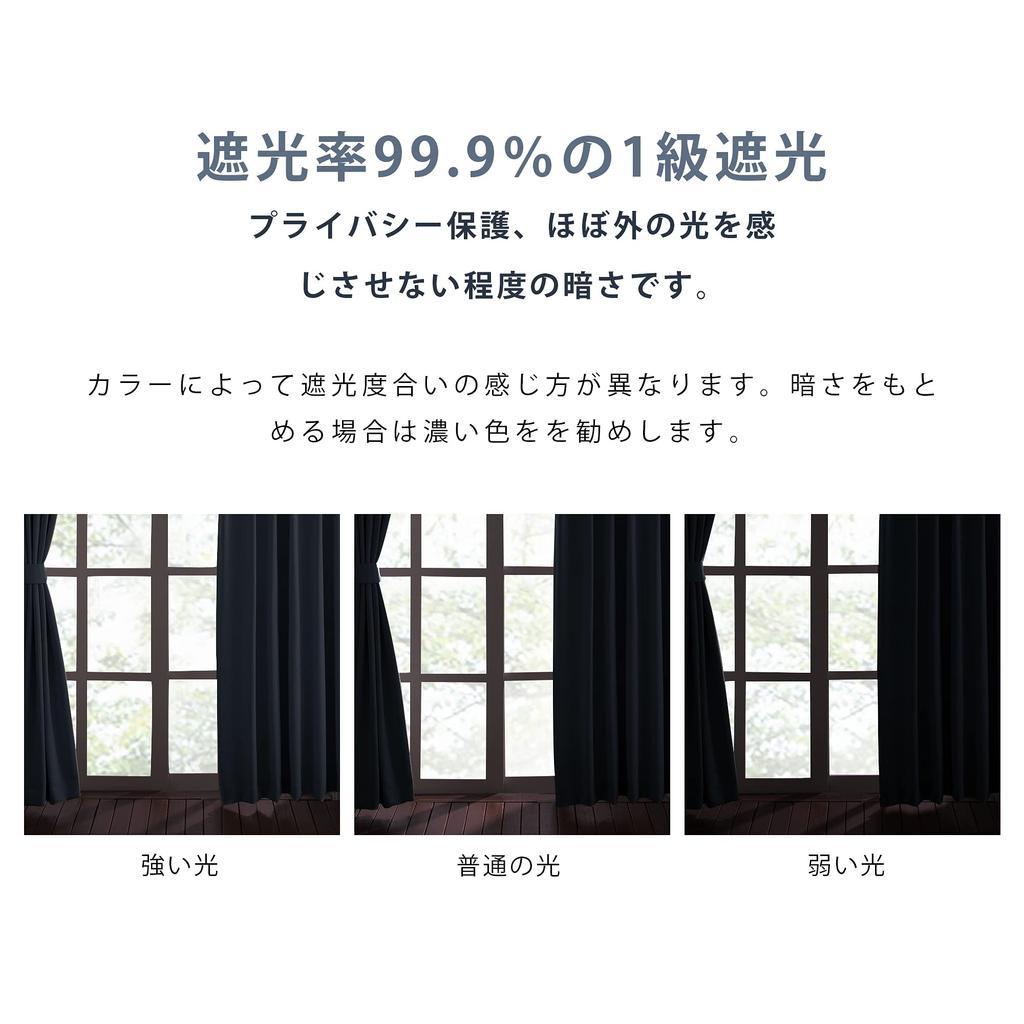 NICETOWN Blackout Solid Room Haze Set of 100cm Wide X 80cm Long Curtains, Color, Washable, Divider, Thick, Insulated, Blue, 2,