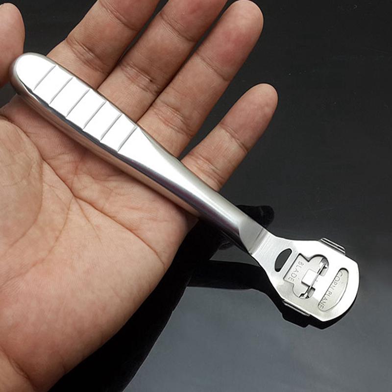 Edelstahl Pediküre Hornhaut Hart Hautschneider Nagelhautentferner Klingen Fußpflege Werkzeug