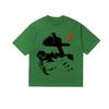 Goth Y2K Cotton T-shirt Harajuku Graphic Print Fashion Tee Hip Hop Oversized Top Rock Punk Streetwear Short Sleeve T-shirt Retro