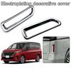 Für Nissan Serena C28 2024 ABS Auto Hinten Bumper Licht Moulding Aufkleber Reflektor Lampe Abdeckung Zubehör Nebel B2D9