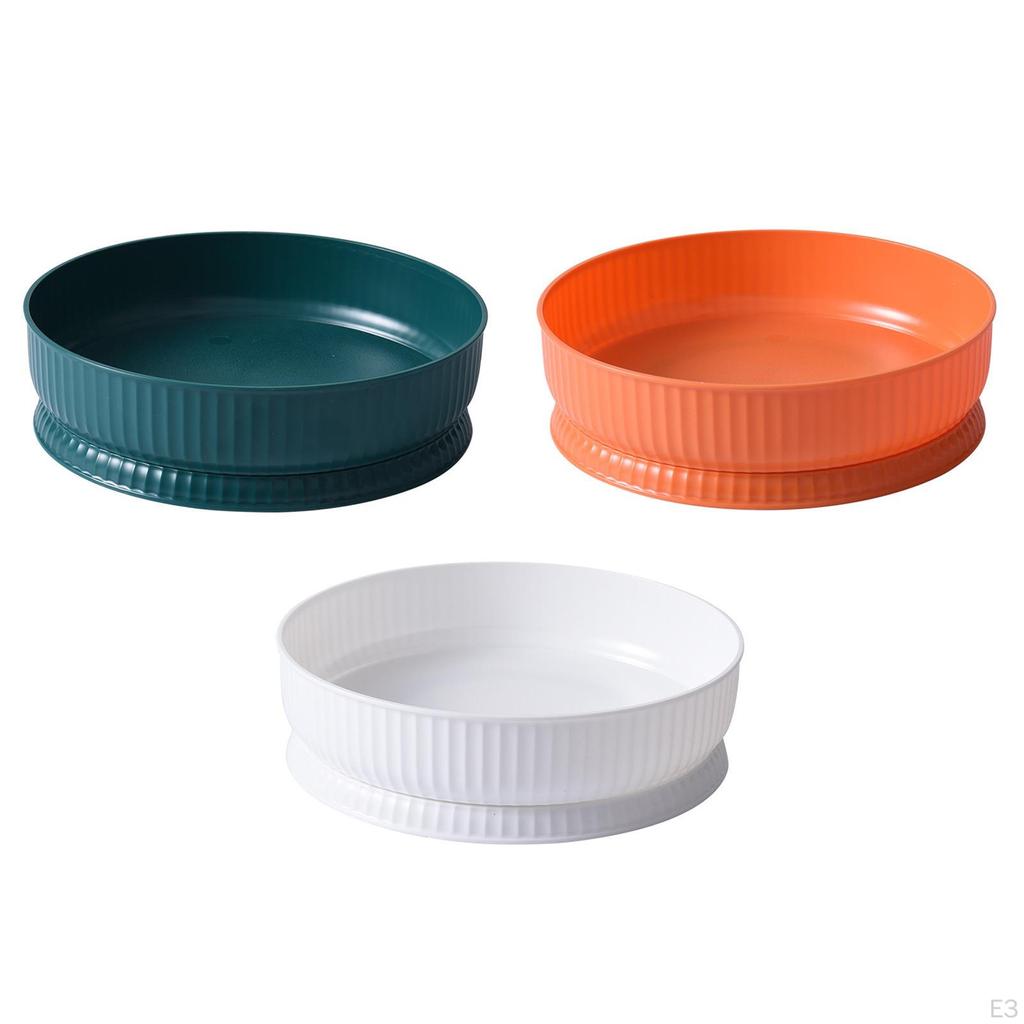 360° Rotating Round Spice Storage Rack Turntable Sundries Organizer Seasoning Can Bottle