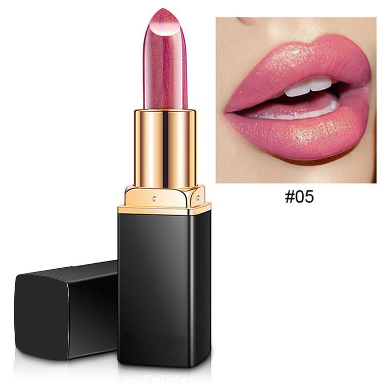 Золотая помада, новая мода, водостойкая матовая помада, долговечная сексуальная губная помада, мерцающая помада «Русалка», роскошная косметика для макияжа