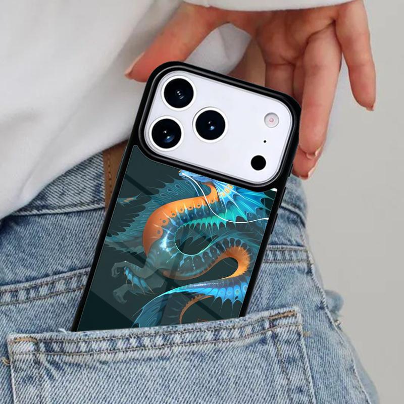 Legendary Chinese Dragon Phone Case for iPhone 17ProMax 12 13 14 15 16e 17 Pro Max Plus Air Cover