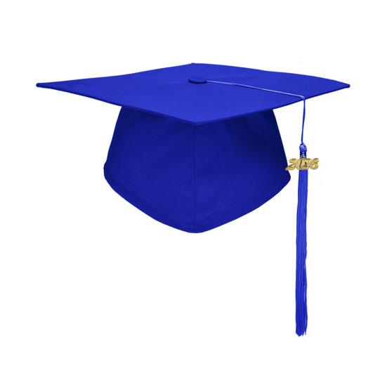 Examenshatt med tofsar Elastisk stängning Justerbar passform Stabil kartong Ceremoni Fest Kandidatexamen Hatt Firande Dekor