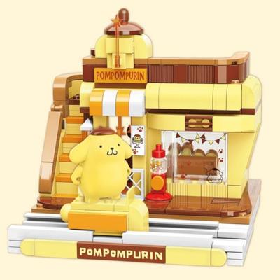 Sanrio Made of Blocks Pompompurin Sweet Pudding Shop Kids Toy