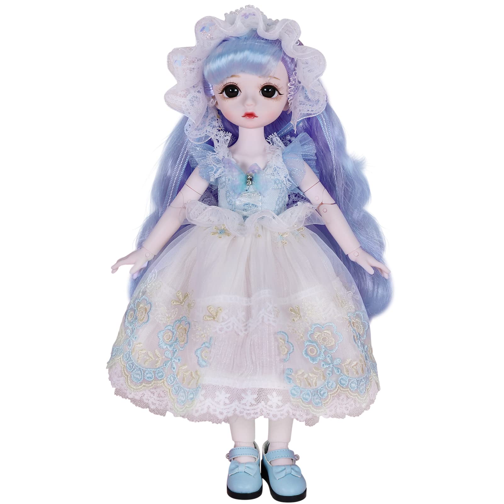 

ICY Fortune Days 28cm BJD 28 Ball Jointed Full Set of Clothes and Best Gift for Girls 1/6 Doll, Doll, Shoes, 6+ (Mia)