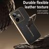 For OPPO Realme GT 7 7 Pro   Premium Electroplated Lychee-textured Phone Case That’s Shockproof and Fingerprint-resistant