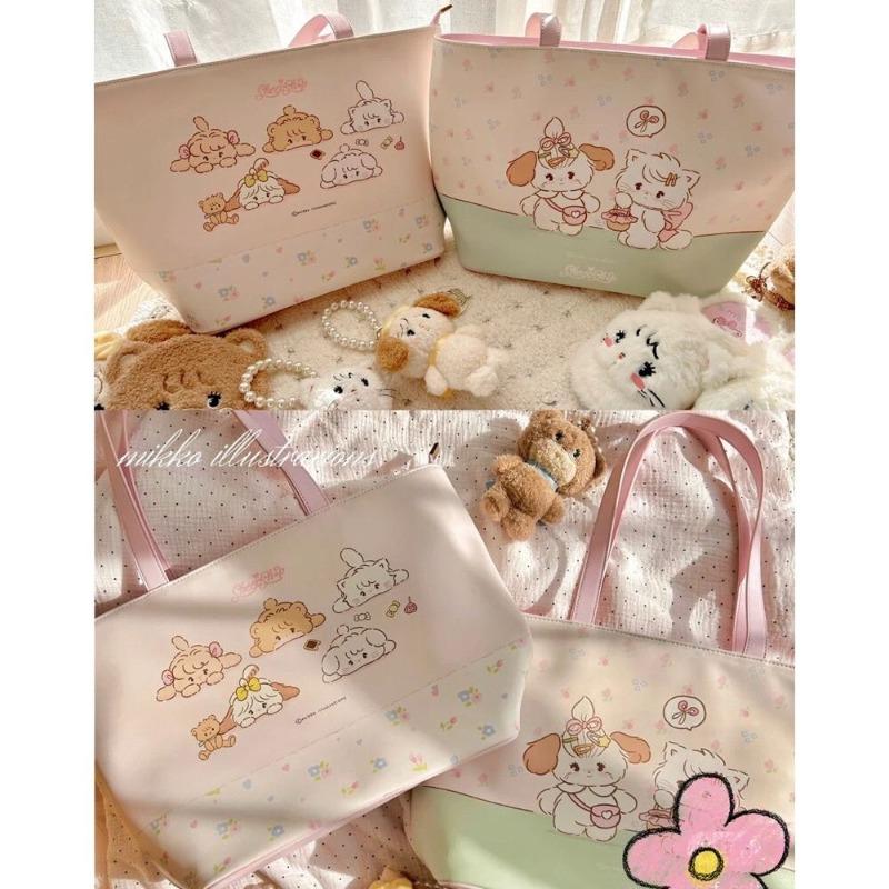 Students in class large-capacity bags women's new trendy spring and summer sweet tote bags diamond shoulder commuting A