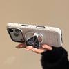 Pearl Bow Is Suitable for Apple 16 Mobile Phone Case IPhone17promax Film 14 Korean 11 Magnetic Bracket