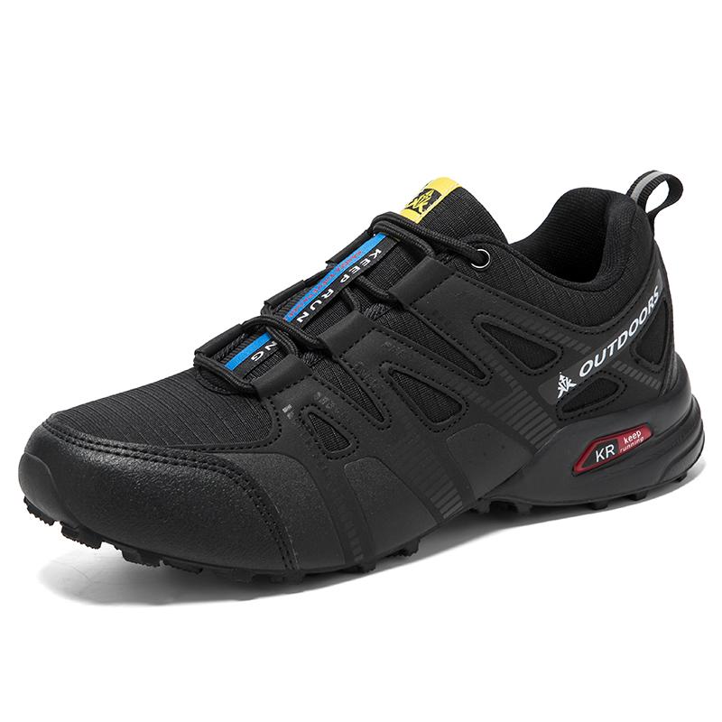 Men's Outdoor Cycling Sports Shoes Waterproof Non-slip Outdoor Sports Shoes Outdoor Hiking Camping Shoes Tactical Training Shoes