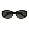 Gucci Fashion Folding Plastic Irregular Sunglasses Women’s Black