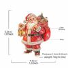 Crystal Rhinestone Santa Claus Brooch Sparkling Badge Gift Christmas Lapel Pin  New Year