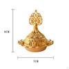 Metal Burner Table Centerpiece Decoration Fragrance Diffuser Censer Holder for Teahouse Temple Yoga