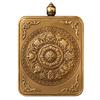 Authentic Brass Vajra Gawa Box: Retro Tibetan Tangka Art Piece
