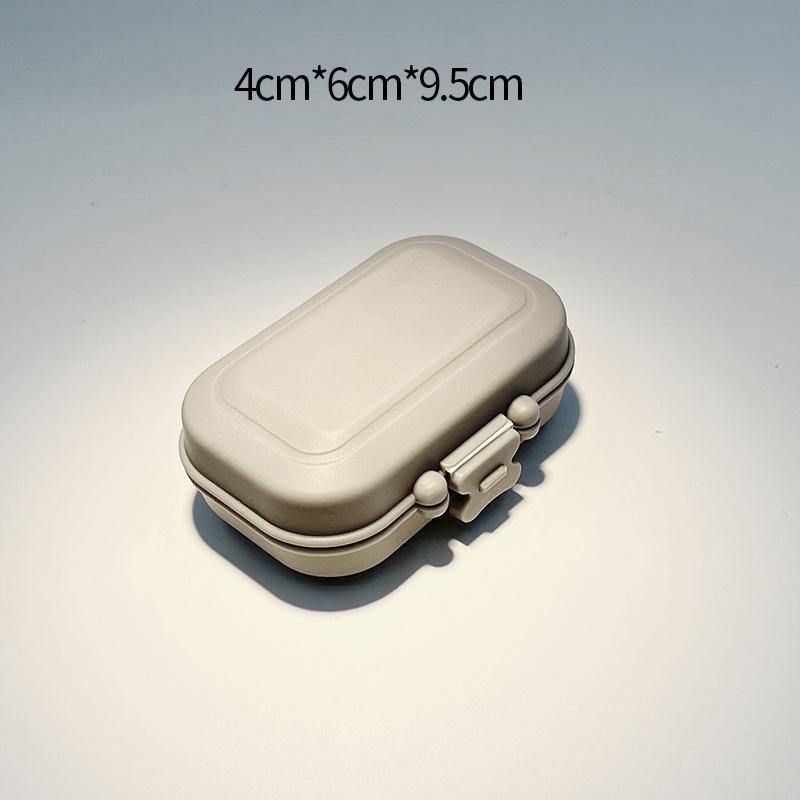 

Портативный складной футляр для очков для чтения, мужской и женский, модный и простой, откидной, пластиковый футляр для очков, коробка для хранения серый