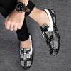 Fashion Hot Selling Men's Leather Casual Shoes Europe America High-end Banquet Dress Shoes Soft Soled Men's Flat Bottomed Loafers