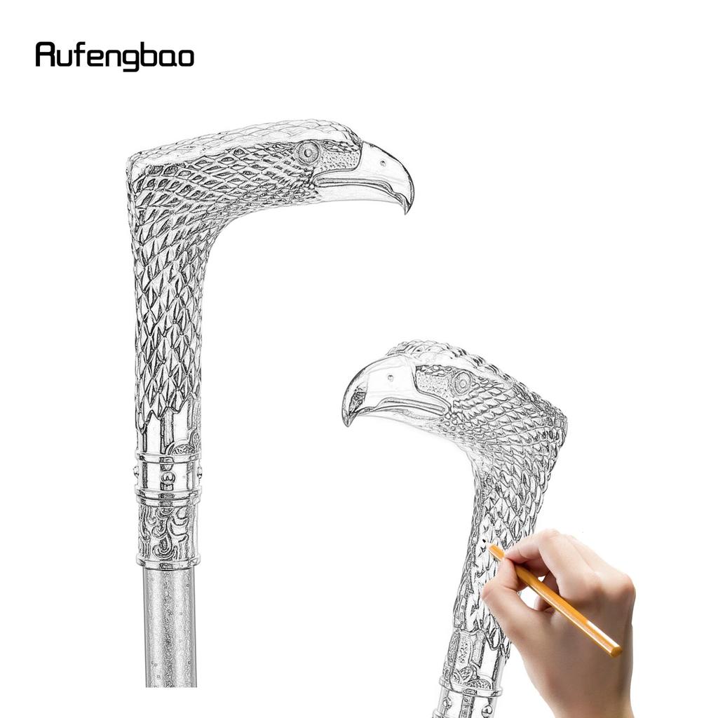 Golden Blue Eye Eagle Fashion vycházková hůl Dekorativní hůl Cospaly Vintage Party Módní vycházková hůl Crosier 93cm