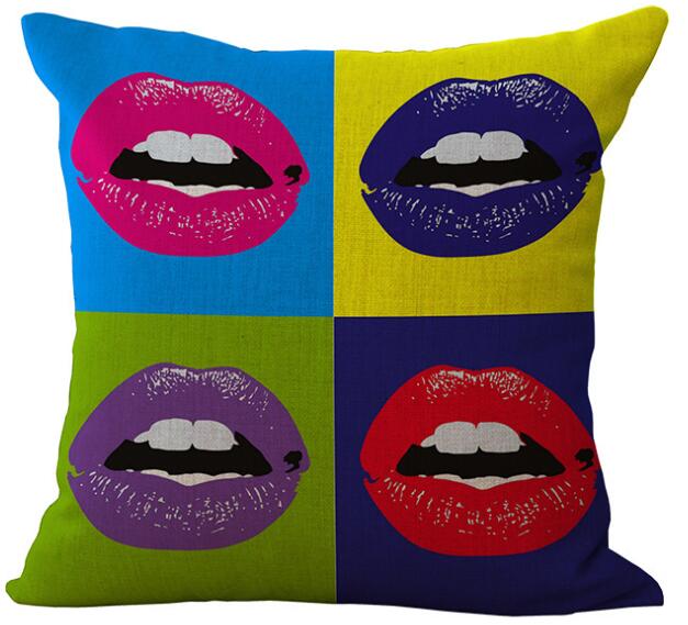 Pillows Cover Fashion Cushion Cover Linen Pillow Case Home Decoration Car Sofa Decorative Pillowcase 45X45Cm