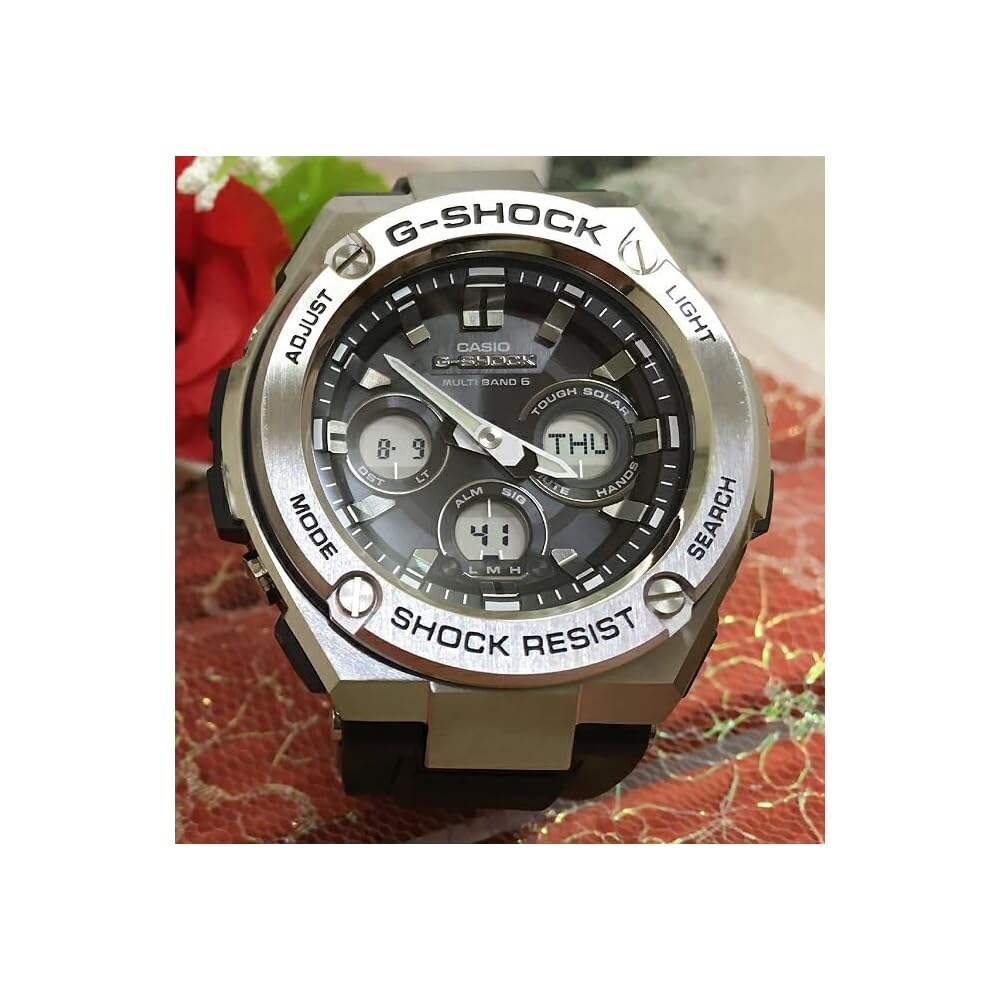 Casio G-Shock Baby-G Analog-Digital Solar Watch Set with Pair Case GST-W310-1AJF BGA-2500-1AJF