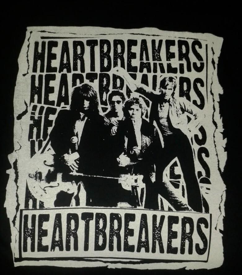 

Vintage Johnny Thunders HEARTBREAKERS Cotton Black All Size Unisex Shirt Unisex T-Shirt XXL