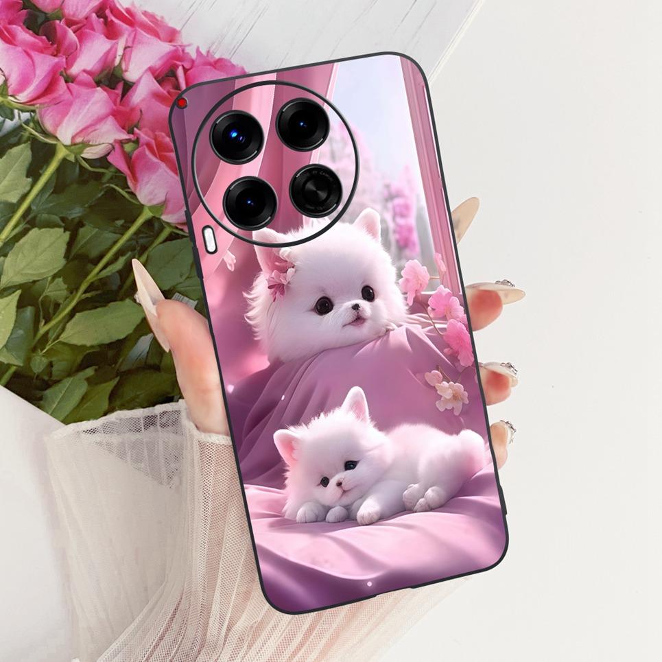 For Tecno Camon 30 Premier Camon 30 30s Pro Phone Case Chinese Dragon Cute Cat Cartoon Pattern Casing Soft TPU Silicone Cover