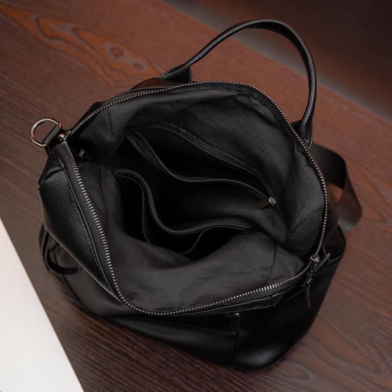 Sac à dos souple style rétro grande capacité pour femme, sac à bandoulière convertible, parfait pour les trajets quotidiens et les voyages