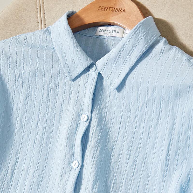 Women's Summer Vertical Stripe Short-Sleeve Shirt