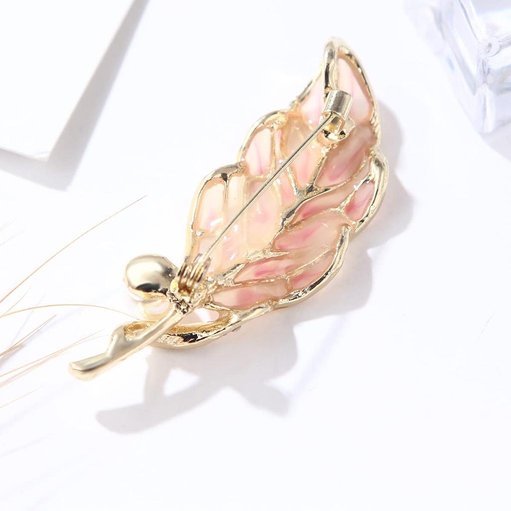 Brooch Feather Pearl Bon Brooch Zirconia Jewelry Silver Elegant Ceremony Gold Recital Entrance Ceremony Wedding Graduation Ceremony Gift Birthday