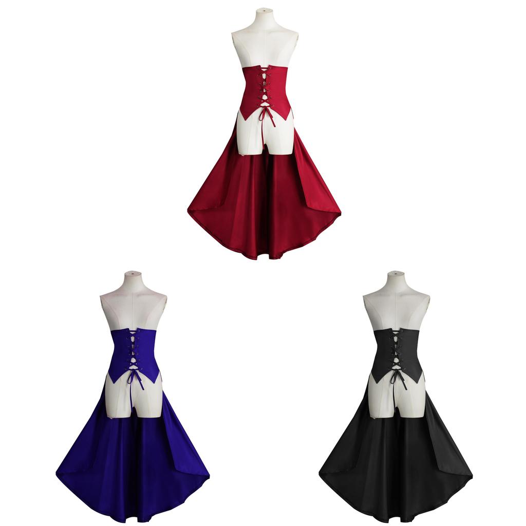 Costume Anime Giapponese Gonna Floreale Modellante per la Vita Femminile per Cosplay e Halloween