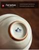 High-End Large Ru Kiln Ceramic Gongfu Tea Set: Three-Piece Lid, Bowl, and Cup.